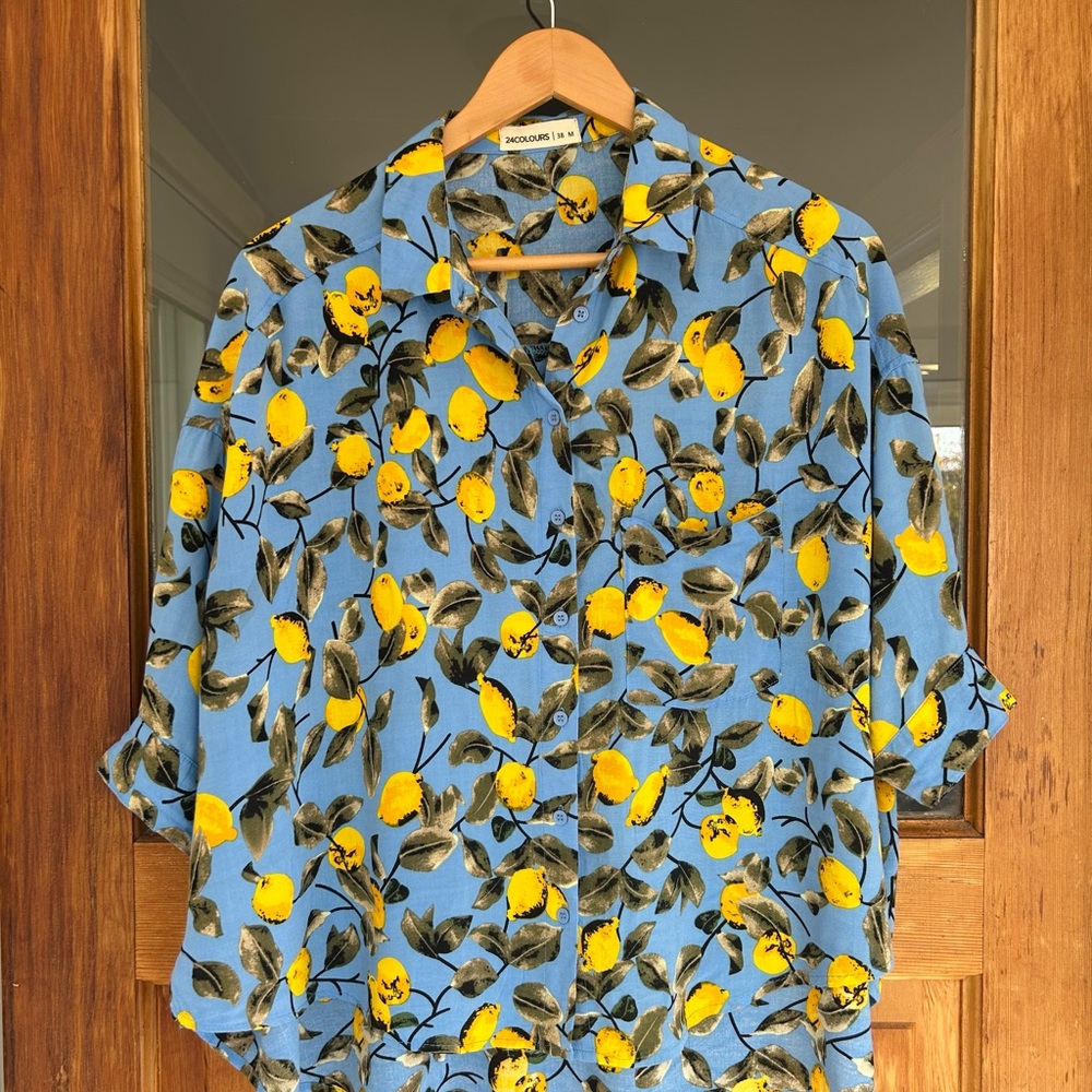 Lemon Print Blouse